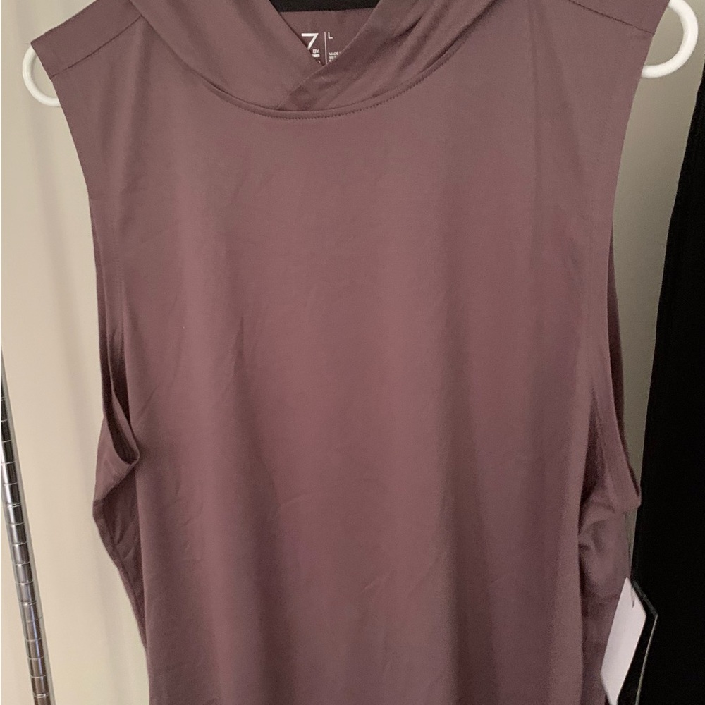 Active Wear Sleeveless Top with Hood